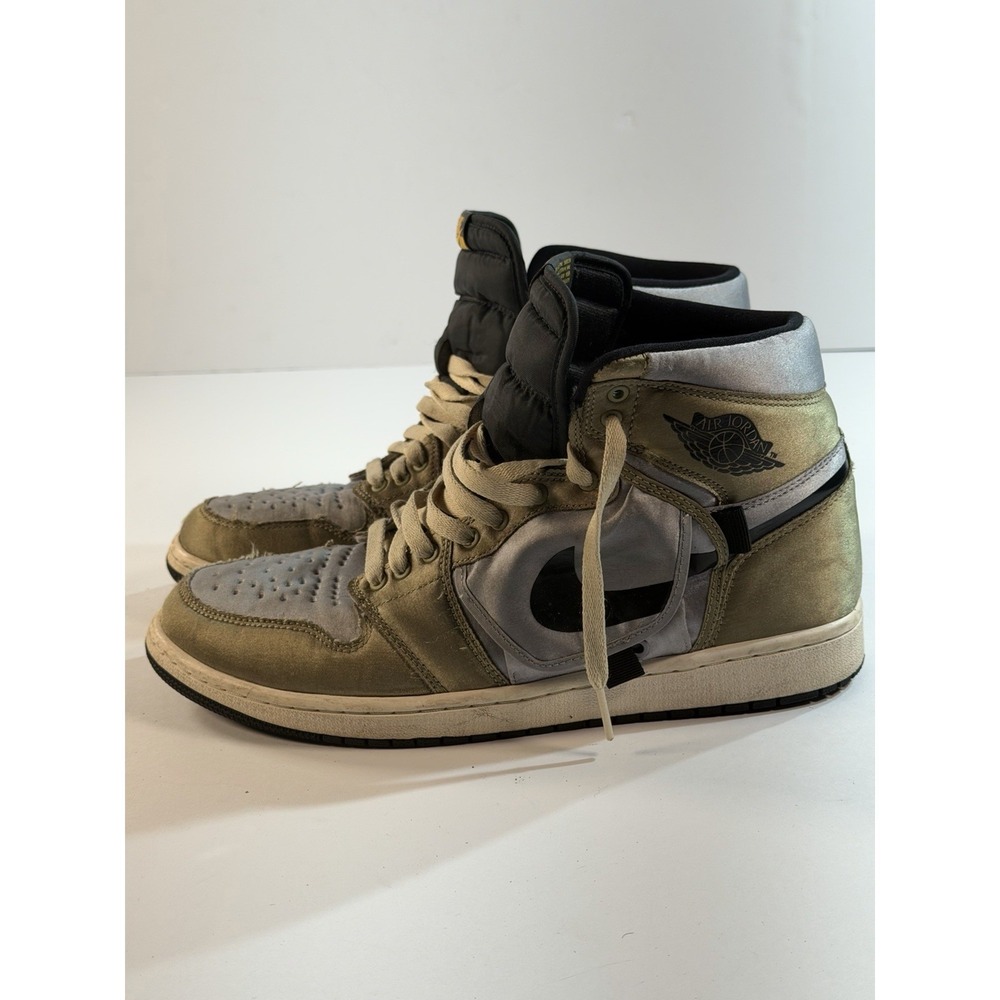 Nike Air Jordan 1 High Switch DO8727-200 Beige Gold Black Men Size 11